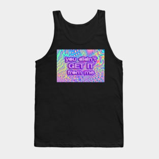 You Didn’t Get It From Me Swirling Dots Tank Top